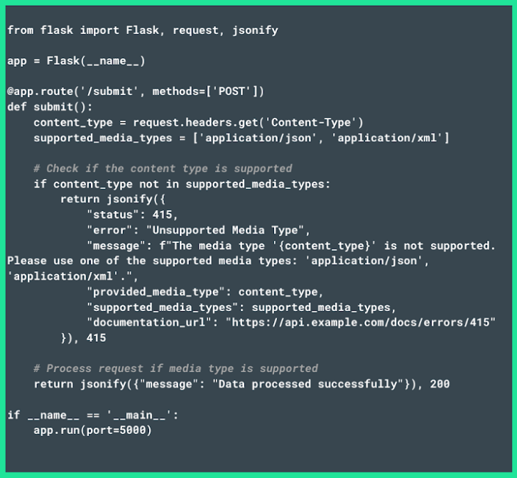 Provide Clear Error Messages - Abstract API