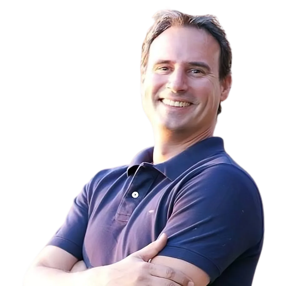 A man standing with his arms crossed