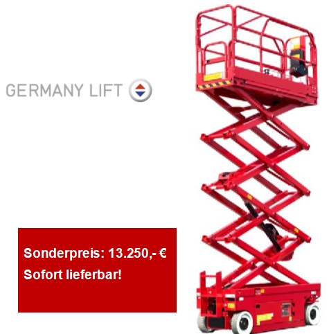 Scherenarbeitsbühne schmal Elektro günstig neu kaufen