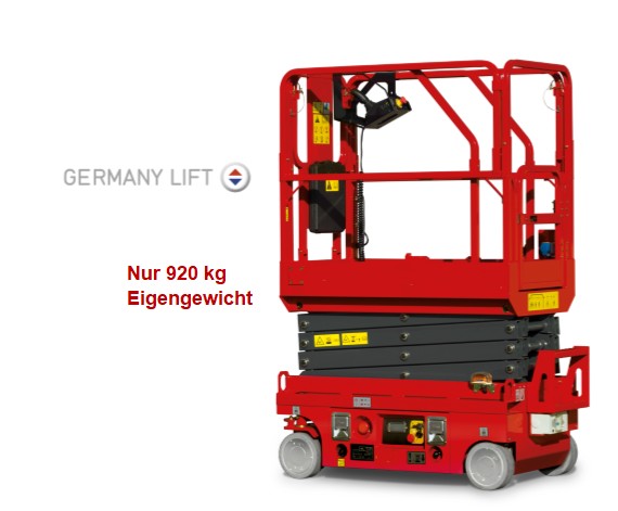 kompakte leichte Scherenbühne günstig neu kaufen