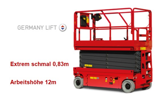 Scherenbühne extrem schmal günstig neu kaufen