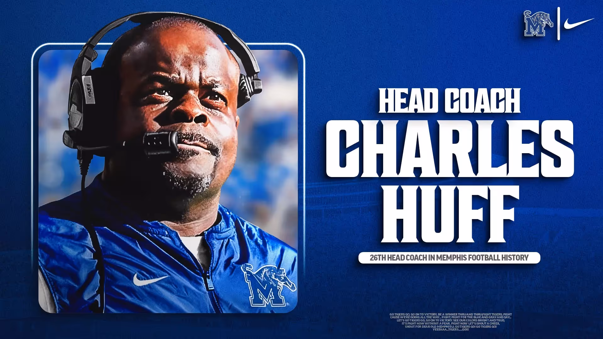 Huff Named New Tigers Head Football Coach
