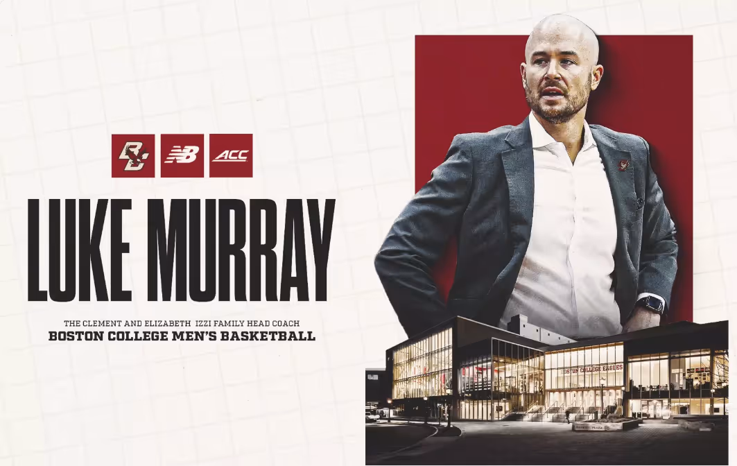 Boston College Names Luke Murray To Lead Men's Basketball