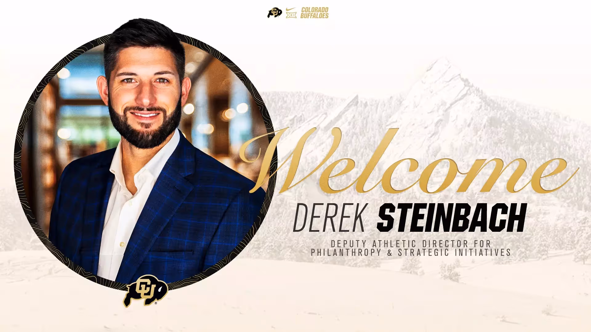 Colorado Names Derek Steinbach Deputy Athletic Director for Philanthropy and Strategic Initiatives