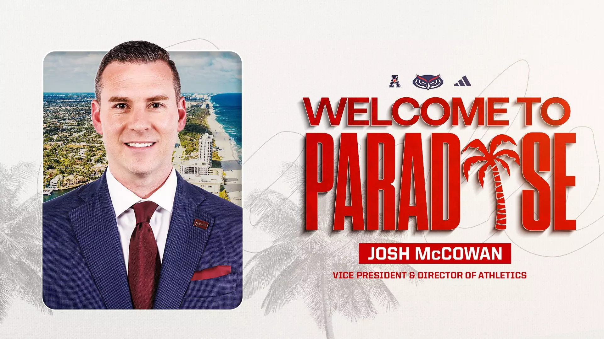 Josh McCowan Named Vice President and Director of Athletics
