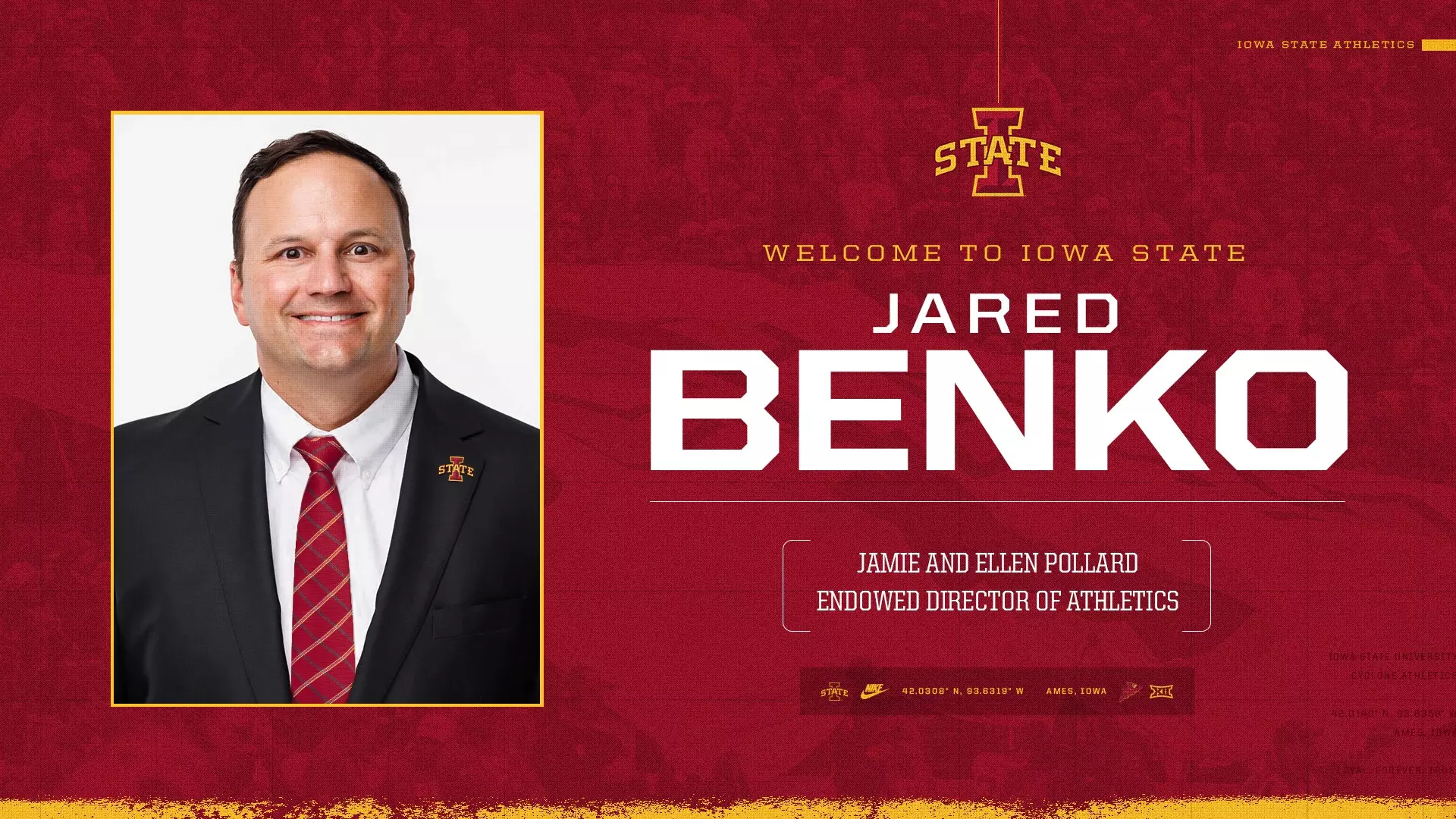 Jared Benko Named ISU’S Director Of Athletics