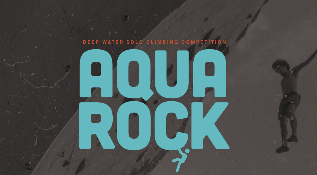 Aqua Rock Deep Water Solo Climbing Competition