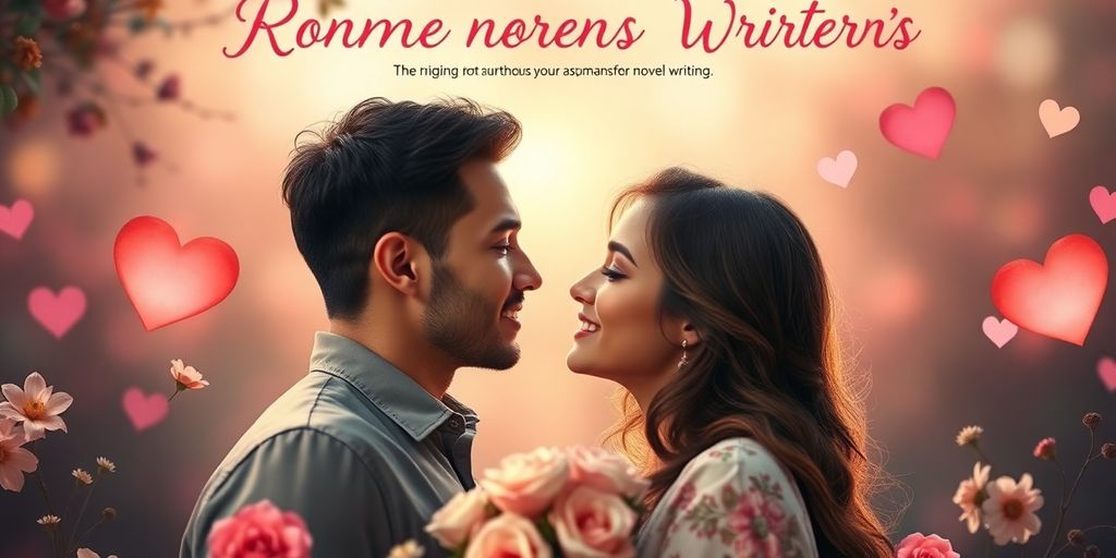 Couple in a romantic setting, inspiring writing creativity.