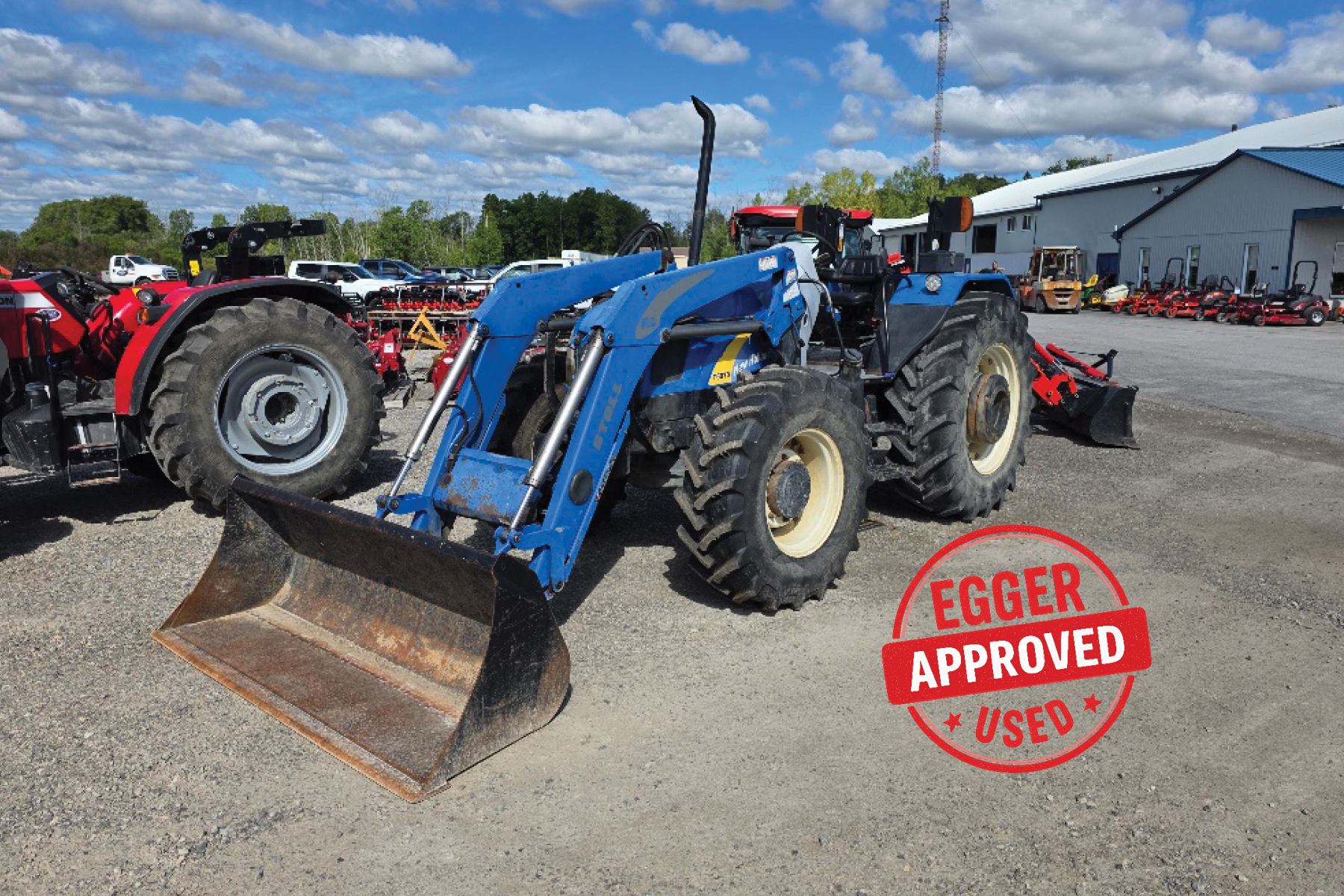 2010 New Holland T5070 Tractor and Stoll FS10 Loader