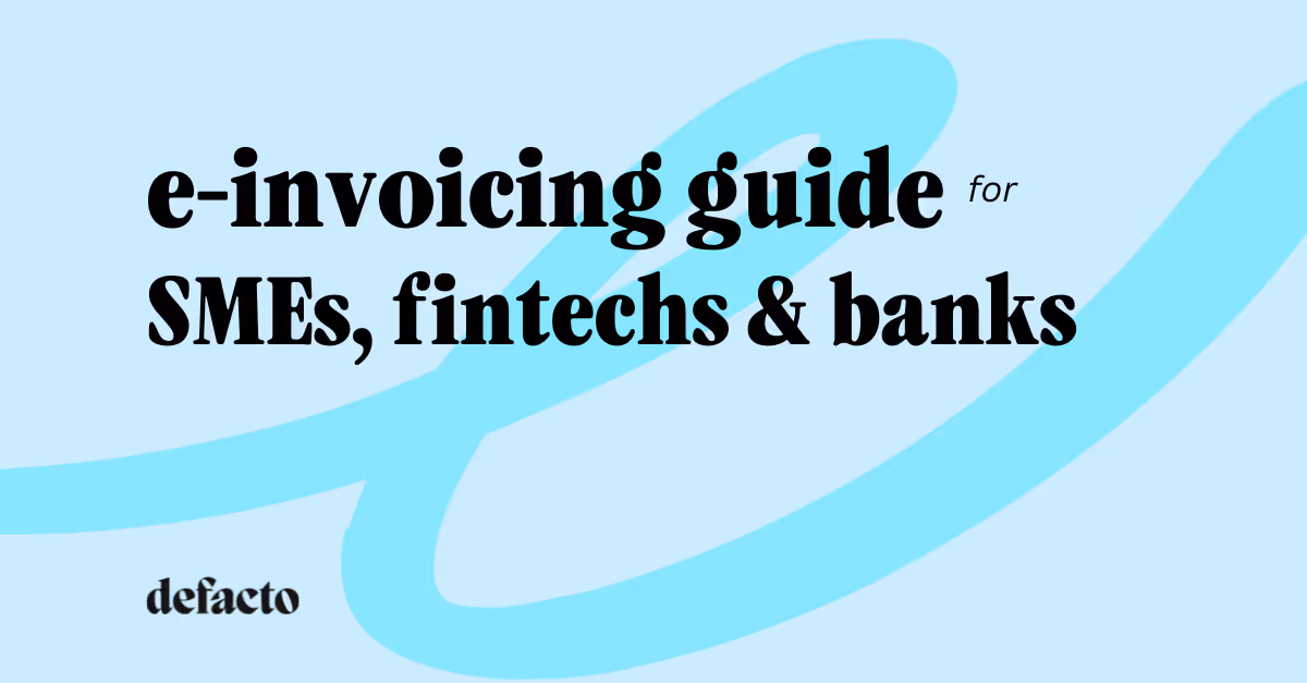 e-invoicing for SMEs, fintechs, and banks