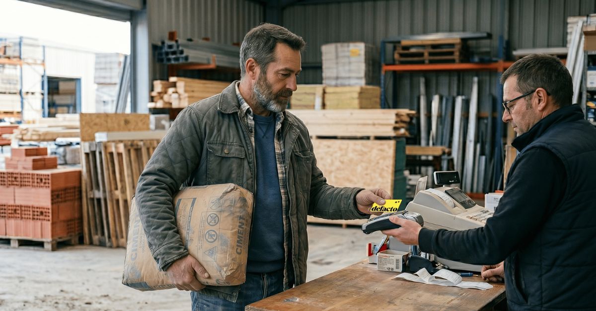 Defacto credit card — Construction