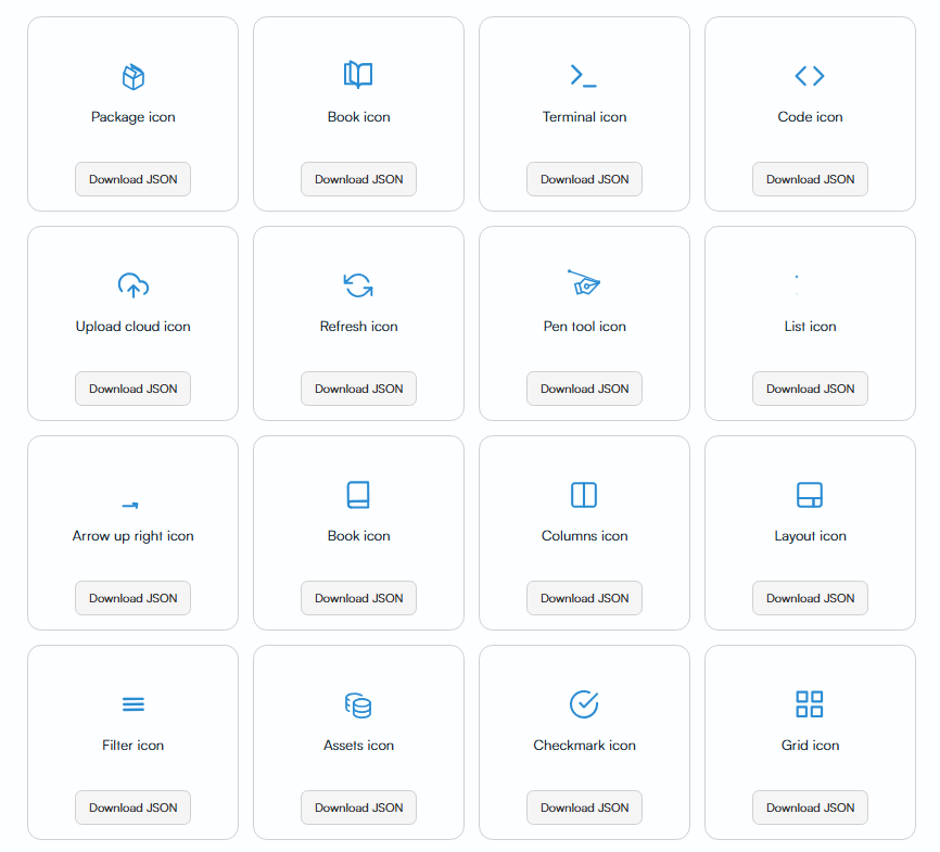 Free Lottie UI icons