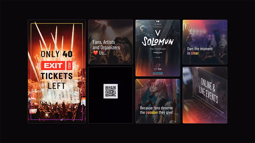 Nft tix social media posts