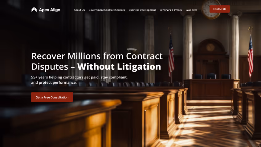 Apex align hero section