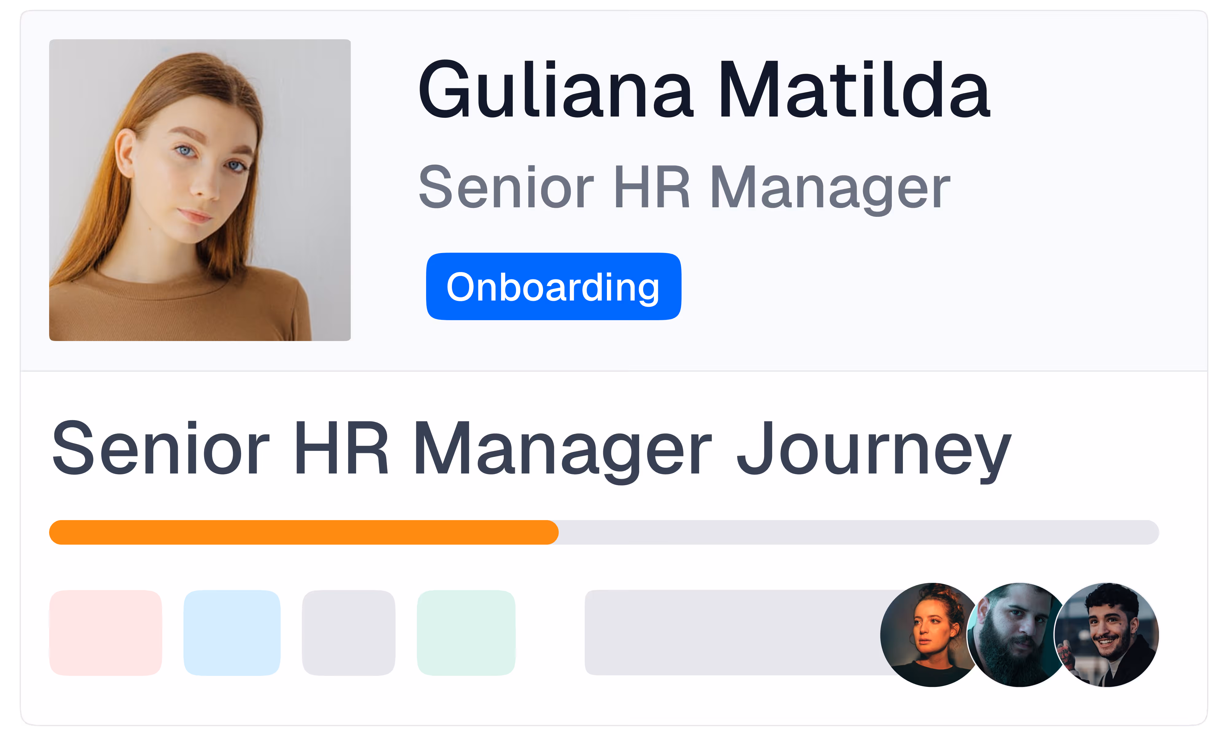 Senior HR manager journey in Newployee
