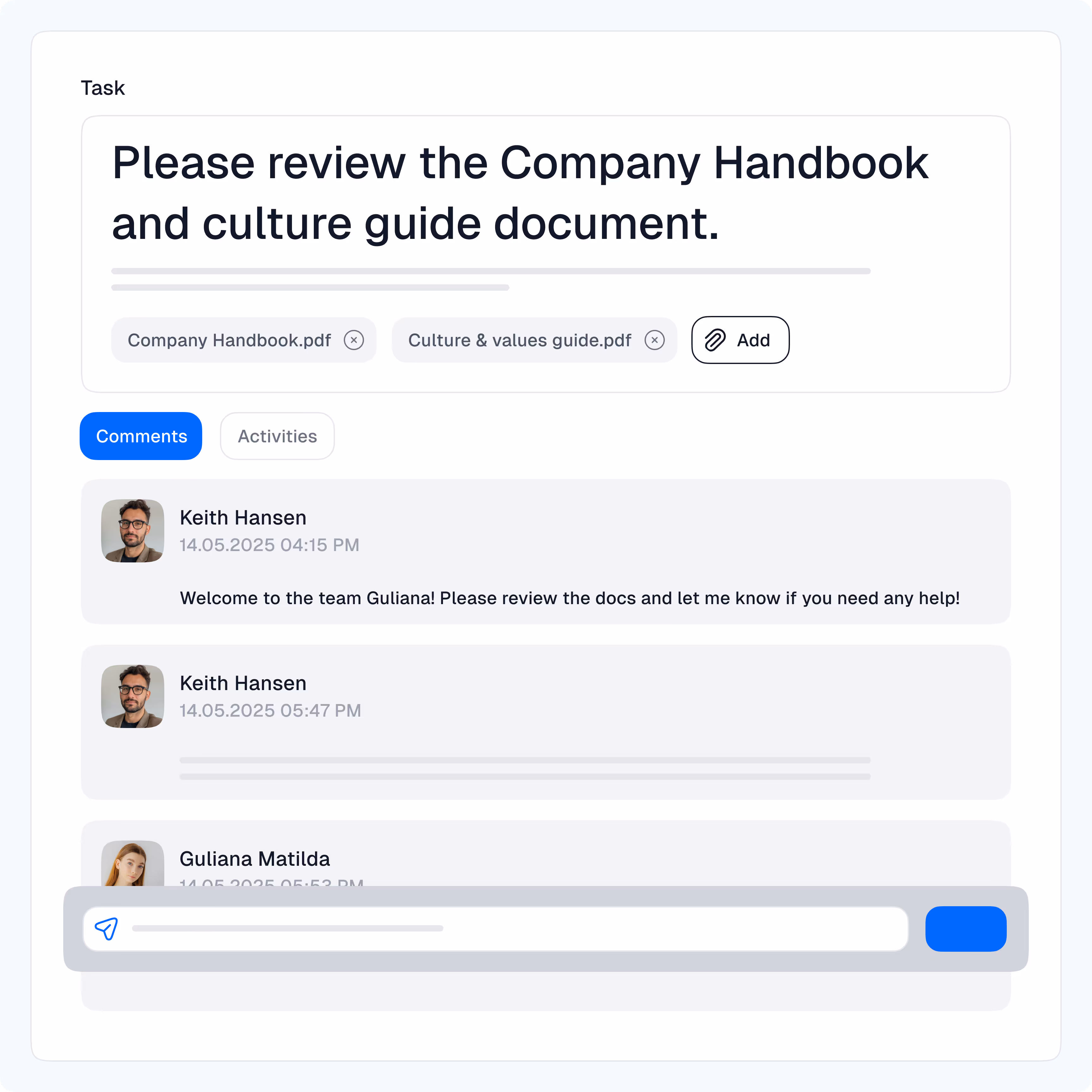 company storytelling in newployee