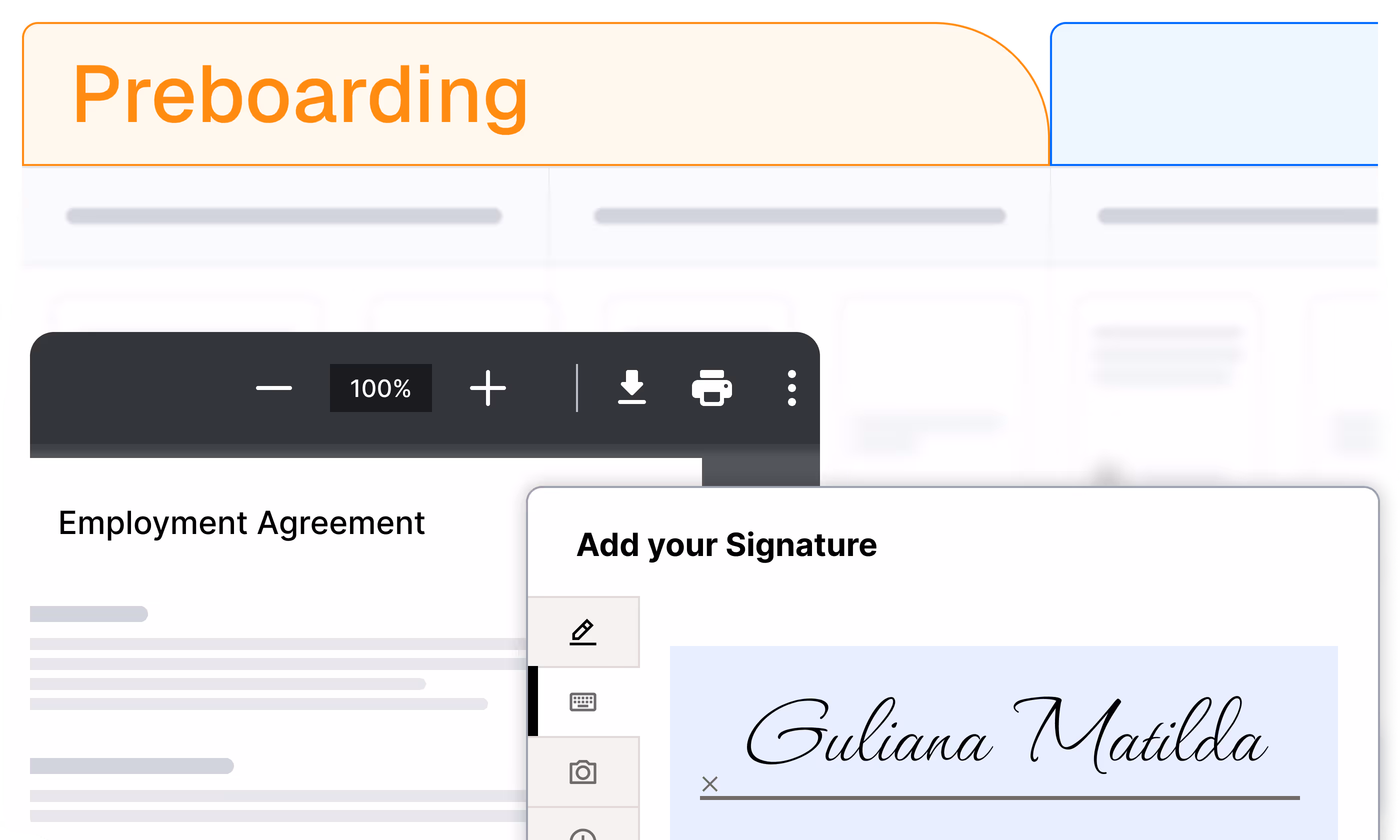 Employee preboarding