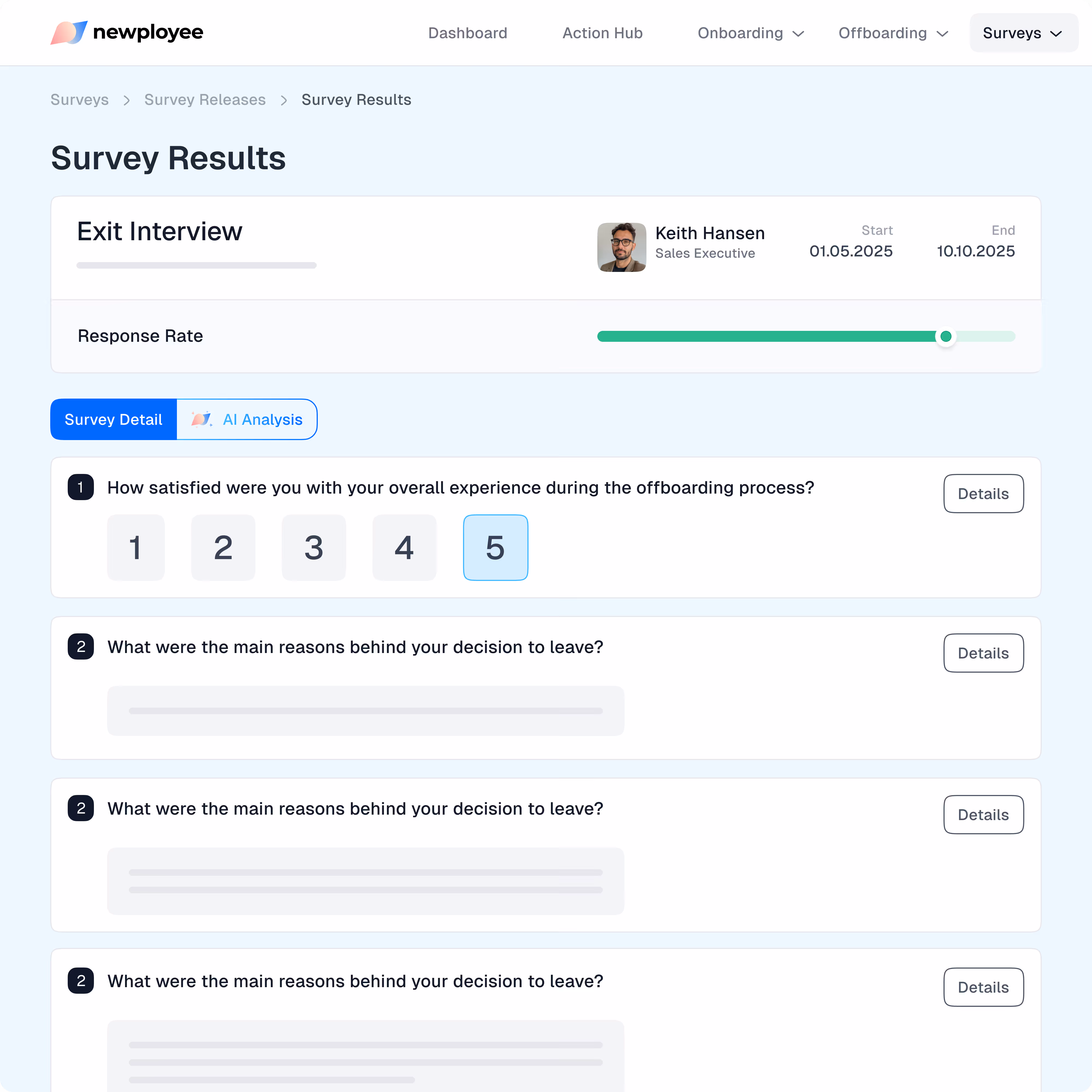 Employee Exit Surveys in Newployee