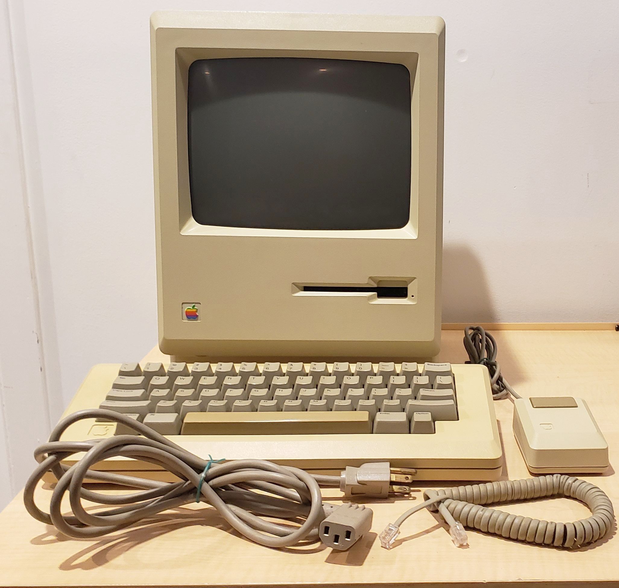 1984, 128k VL (upgraded to 512KB)