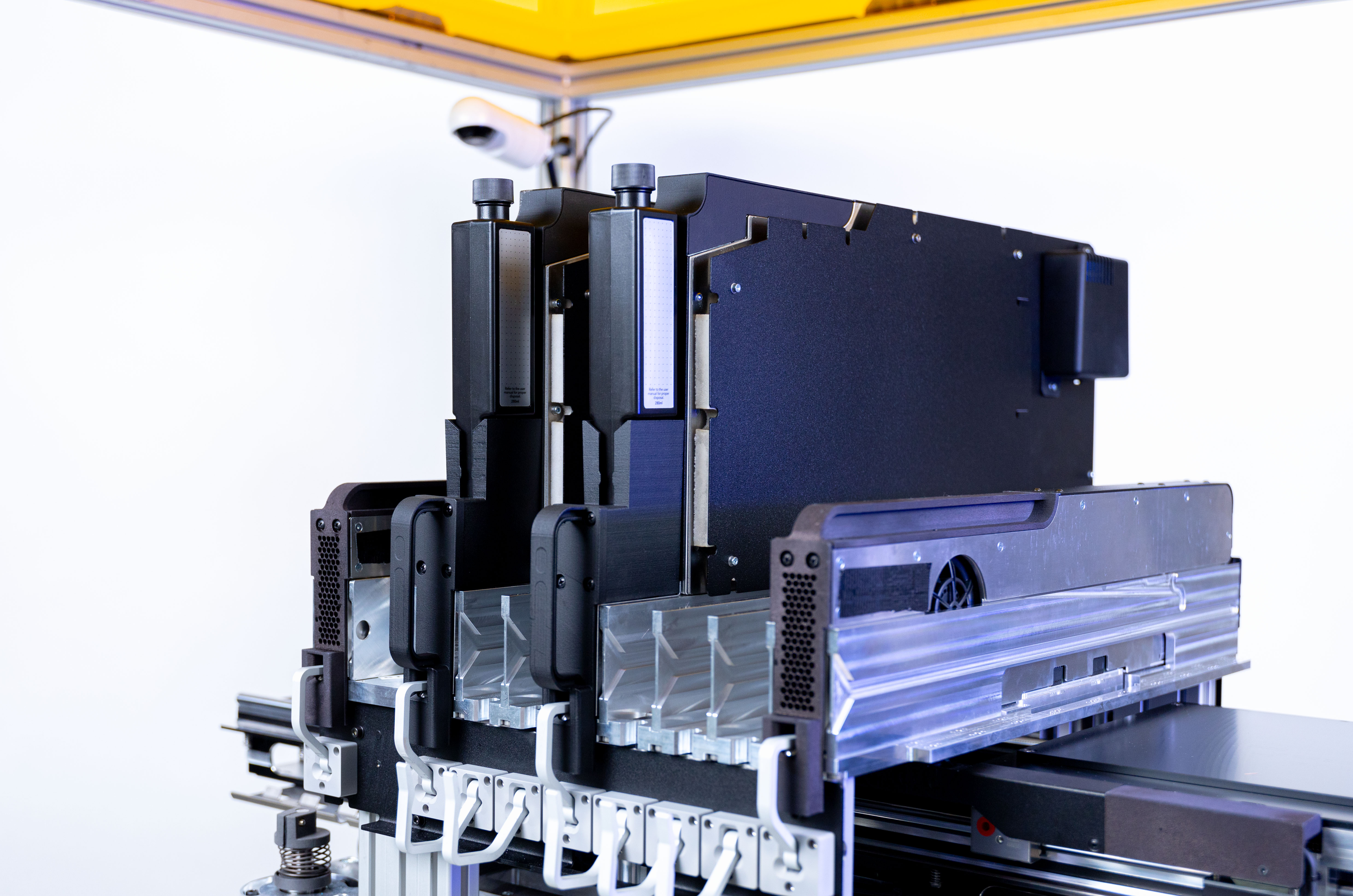 Open printer for high viscosity functional material for research and development and lab environment