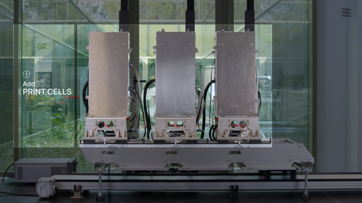Print Engine: modular high speed printing systems for functional materials, inkjet for large scale production