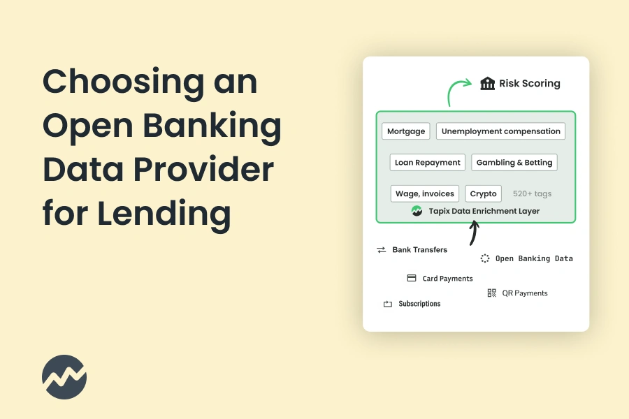 Choosing an Open Banking Data Provider for CCD2 Lending