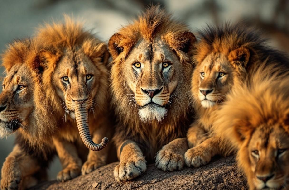 Professional image illustrating The Big Five: Icons of the African Savannah