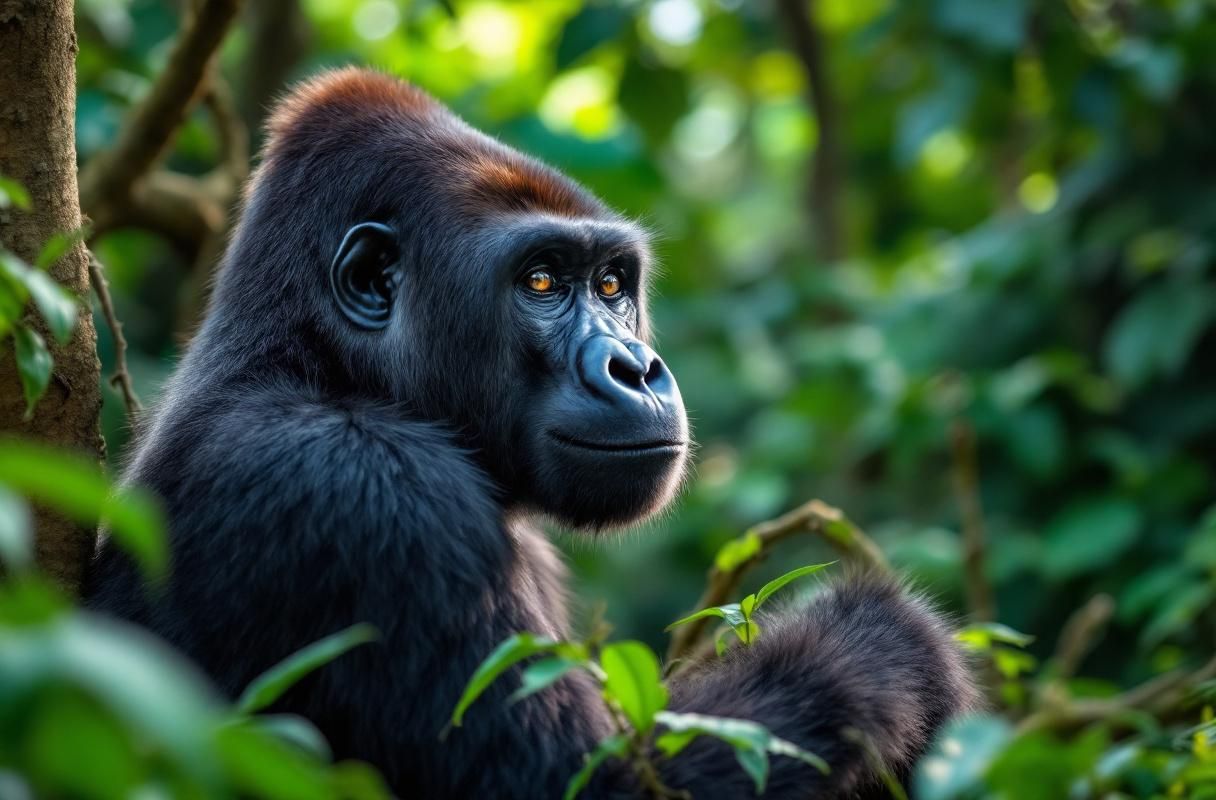 Professional image illustrating Top 5 Places to See Gorillas in the Wild: A Travel Guide