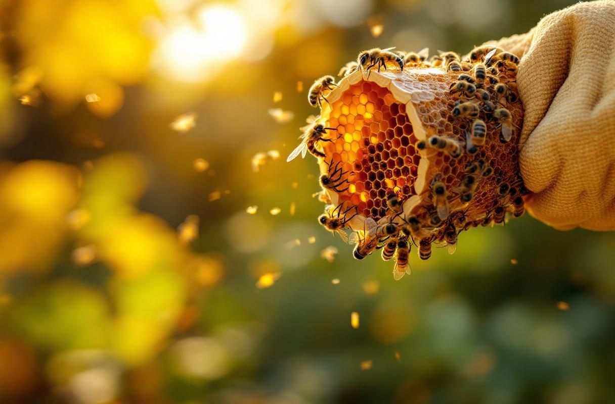 Professional image illustrating How to Ensure the Health of Your Honey Bee Colony