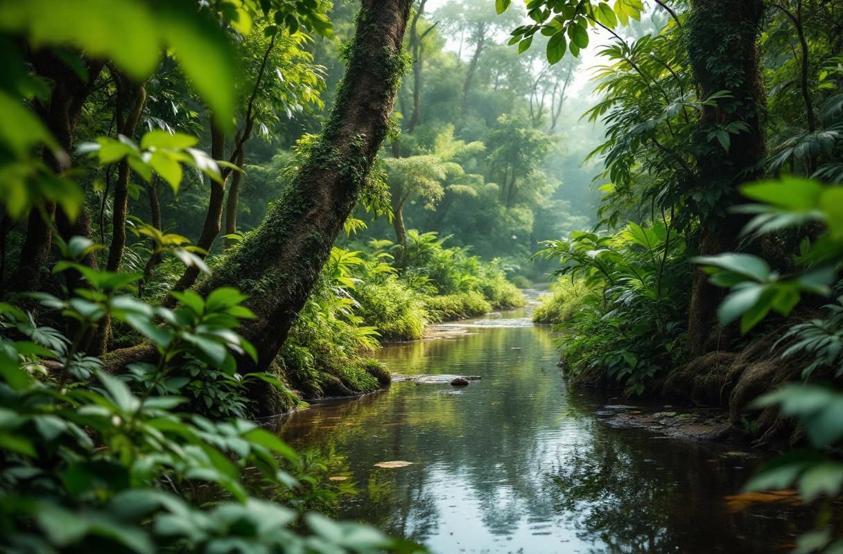 Professional image illustrating Exploring the Rich Biodiversity of the Amazon Jungle