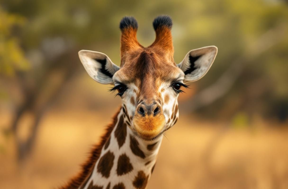 Professional image illustrating 3. The Graceful Giraffe