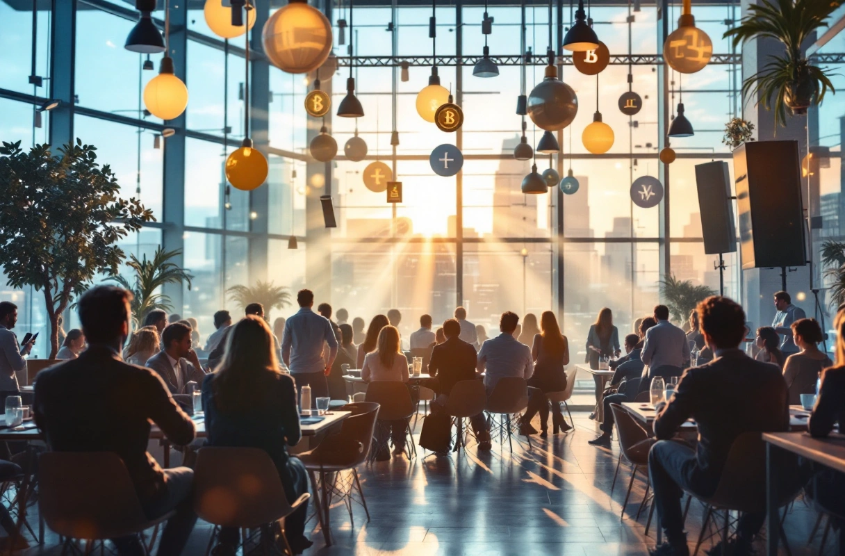 Professional image illustrating Understanding the Importance of Crypto Events