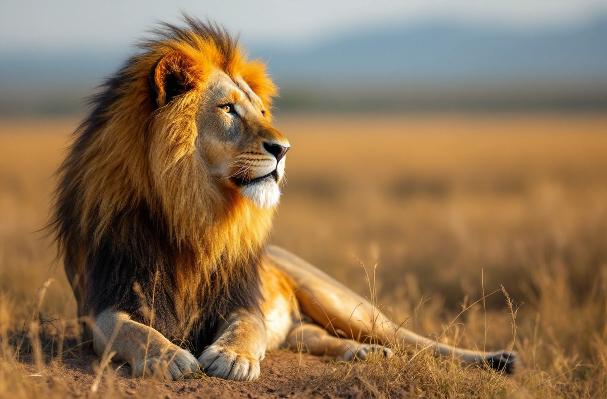 Professional image illustrating 2. African Lion
