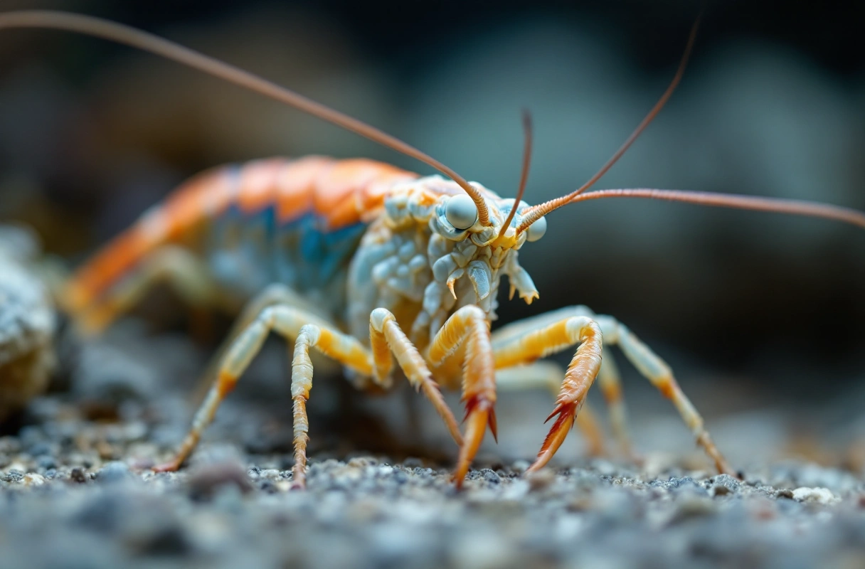 Professional image illustrating 1. The Mantis Shrimp