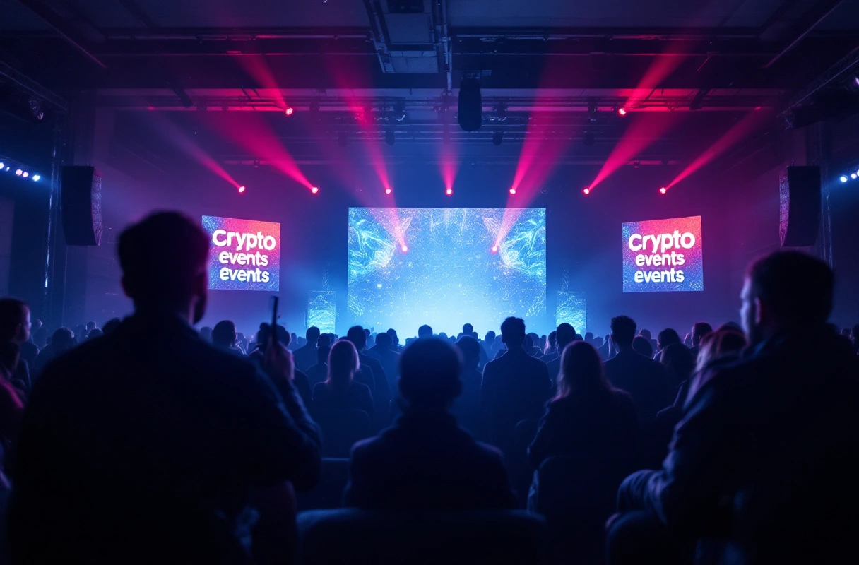 Professional image illustrating Engaging During Crypto Events