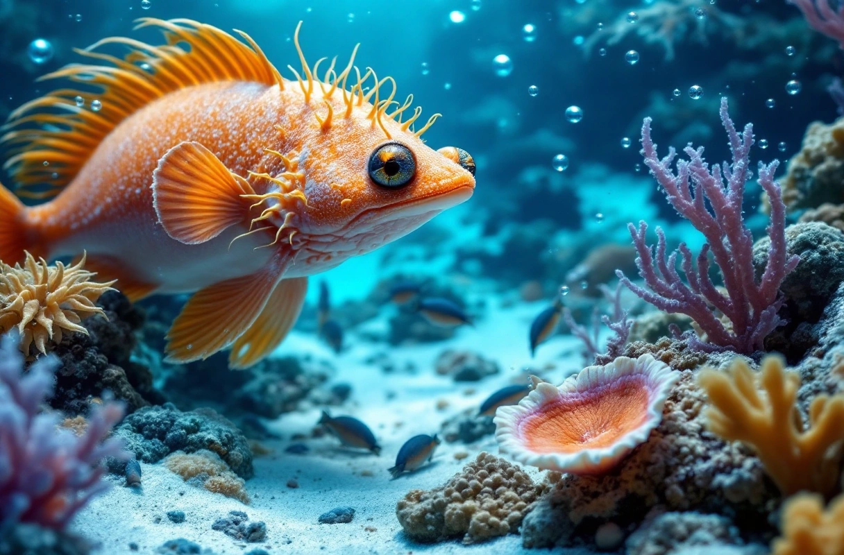 Professional image illustrating How Sea Creatures Adapt to Their Environment