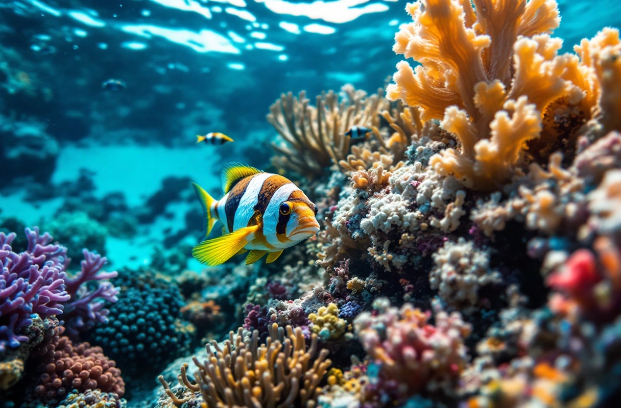 Professional image illustrating How to Identify Sea Creatures While Snorkeling