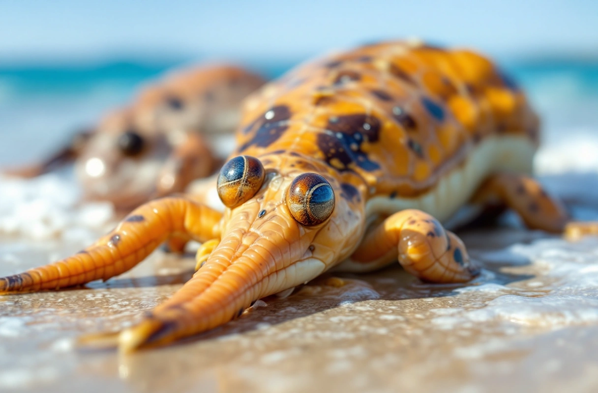 Professional image illustrating Identifying Sea Creatures at the Beach