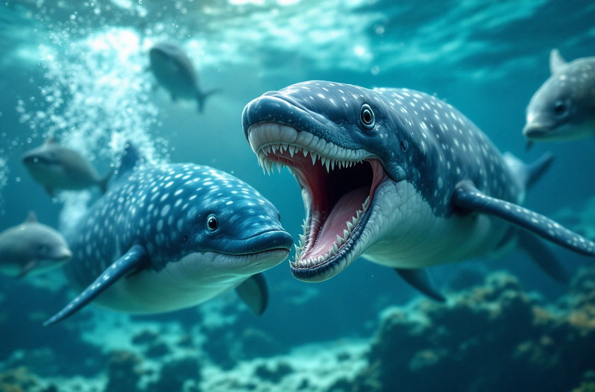 Professional image illustrating Key Differences Between Sea Creatures and Aquatic Mammals
