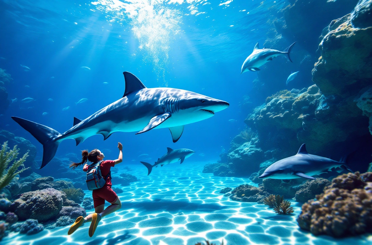 Professional image illustrating Understanding Sharks and Dolphins