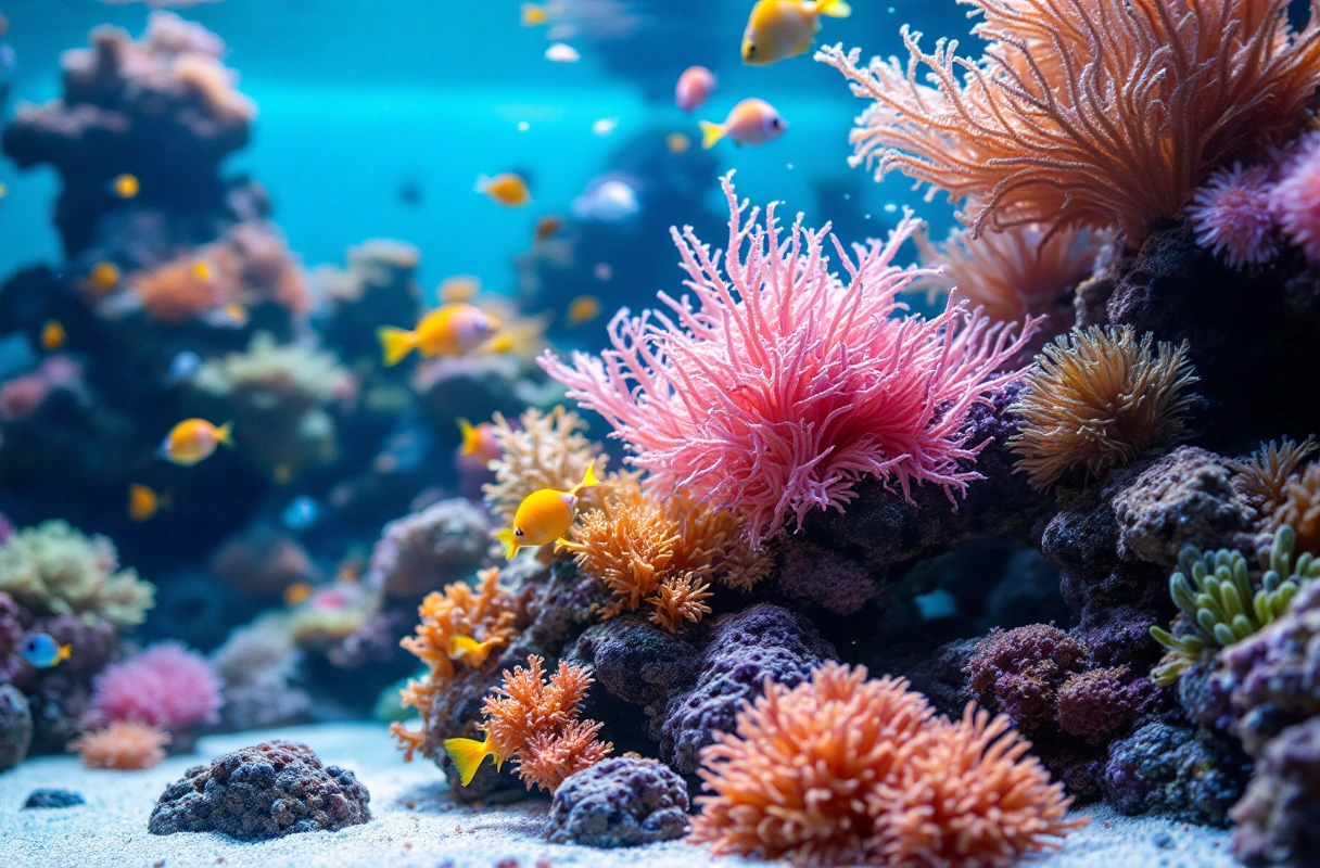 Professional image illustrating Best Sea Creatures for Beginner Marine Aquariums