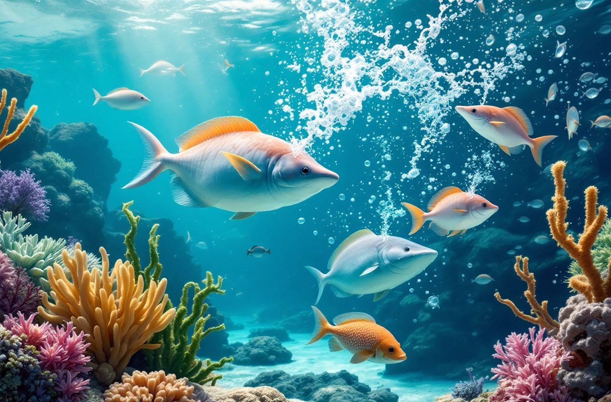 Professional image illustrating How Sea Creatures Adapt to Their Environment