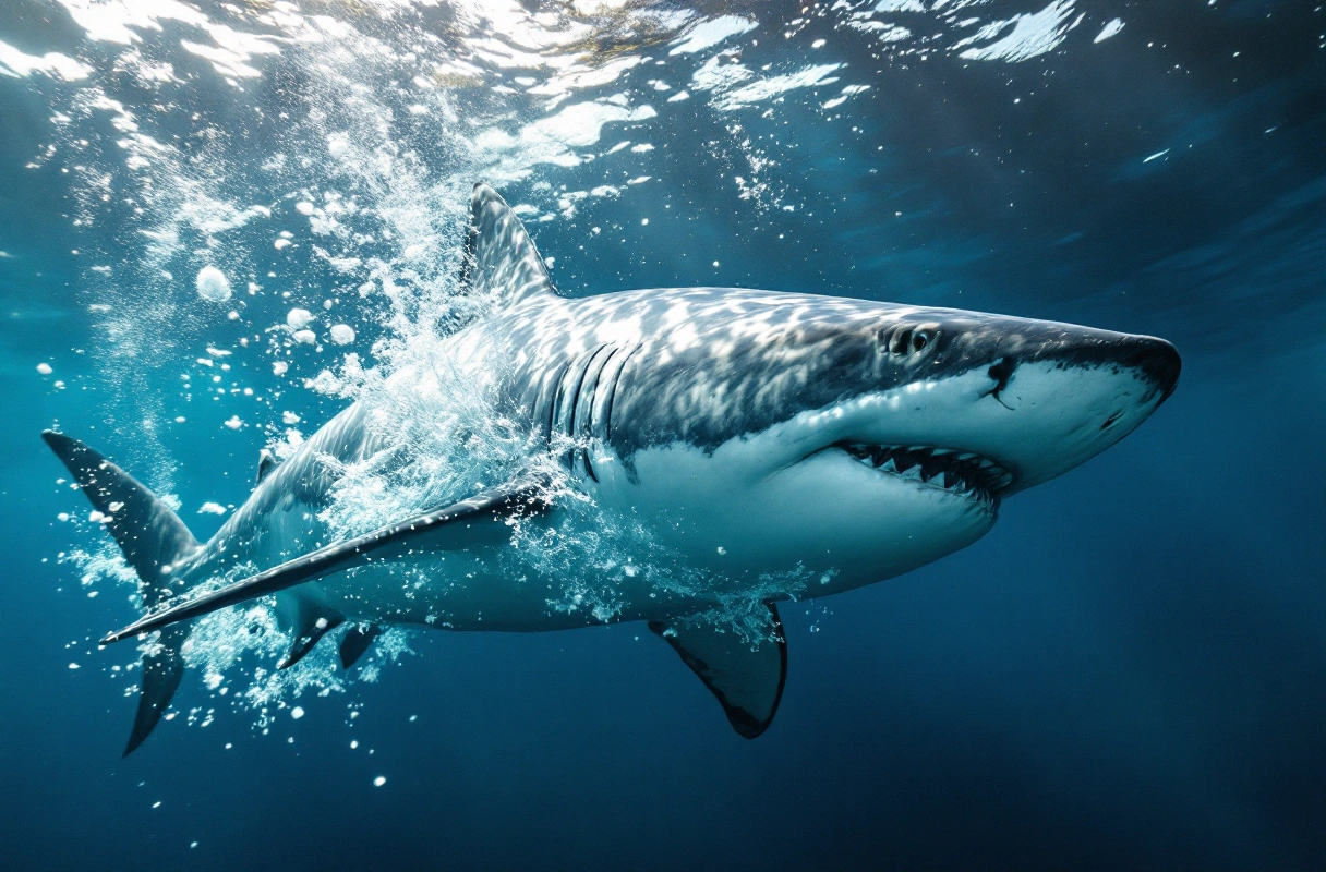 Professional image illustrating 2. Great White Shark