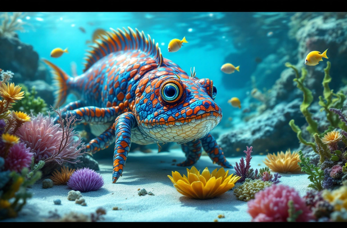 Professional image illustrating How Sea Creatures Adapt to Their Environment