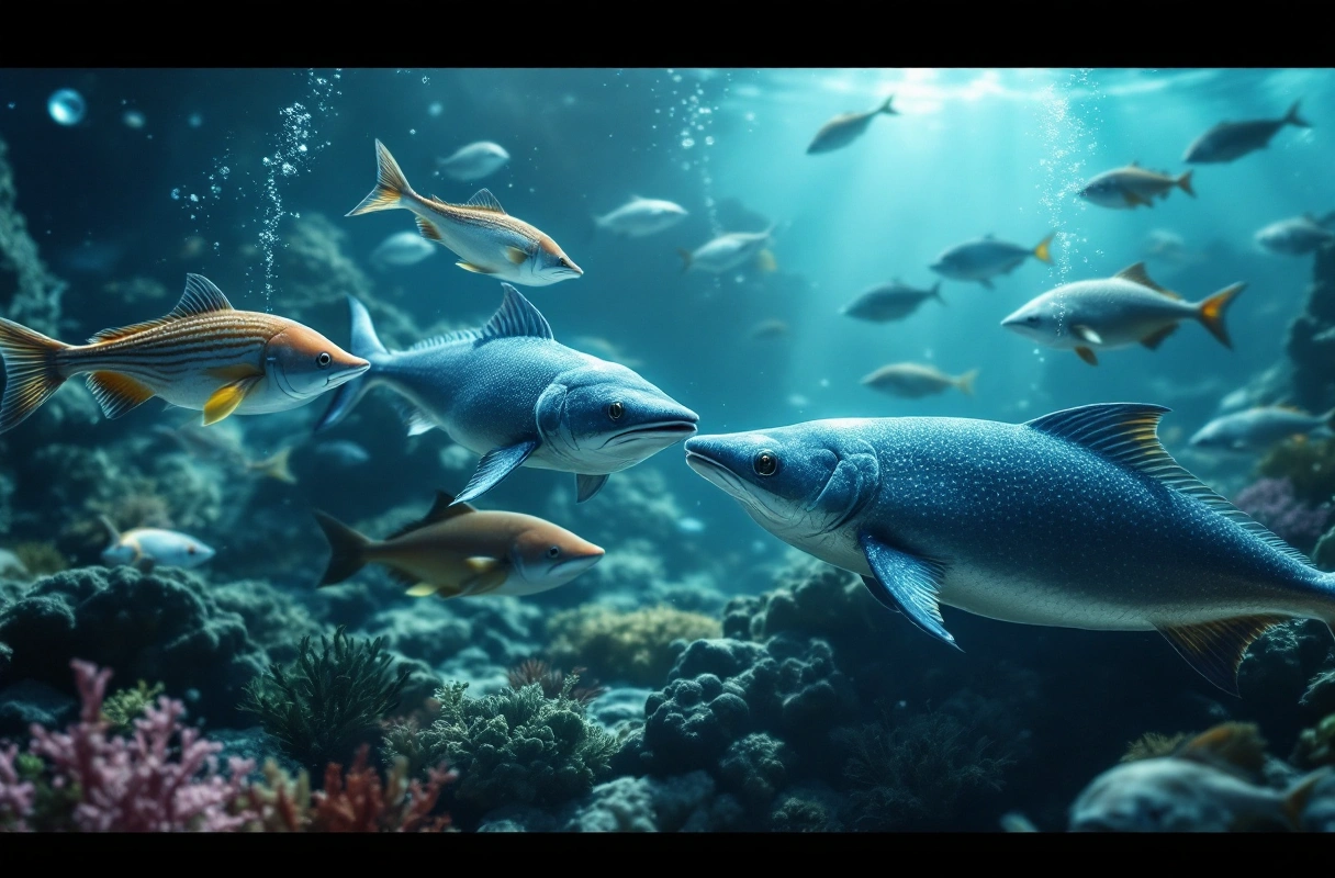 Professional image illustrating Vocal Communication Among Sea Creatures