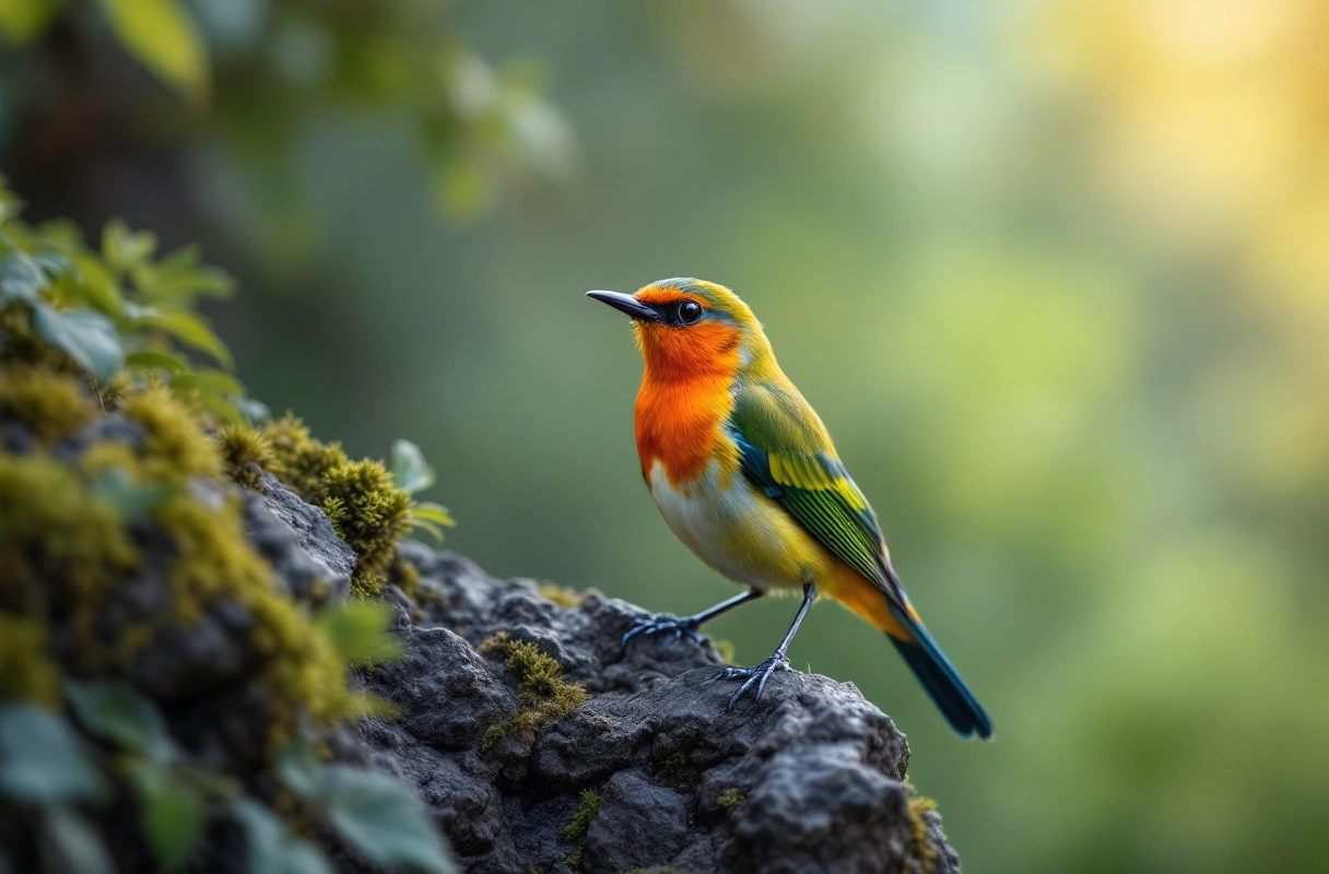 Professional image illustrating Top 10 Birds to Spot While Climbing Kilimanjaro