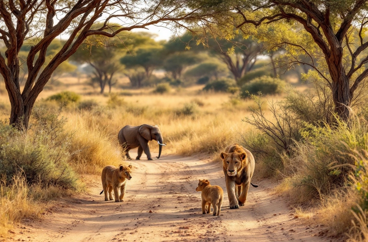 Professional image illustrating The Best Times of Year to See Wildlife in Africa