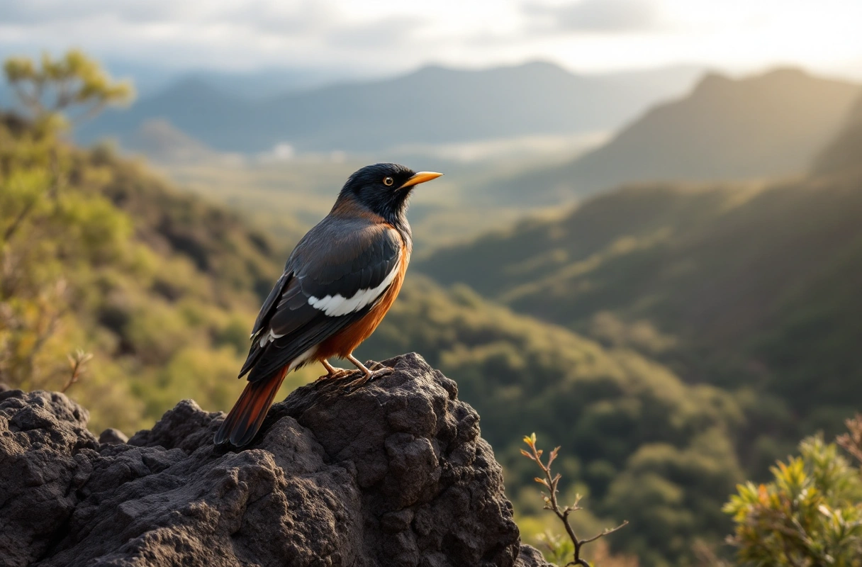 Professional image illustrating The Best Birding Routes in Kilimanjaro National Park