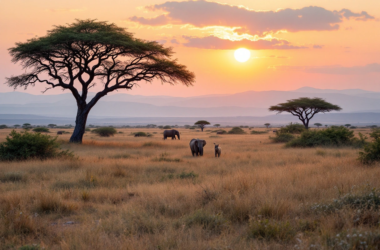 Professional image illustrating Best Times of Year to See Wildlife in Africa