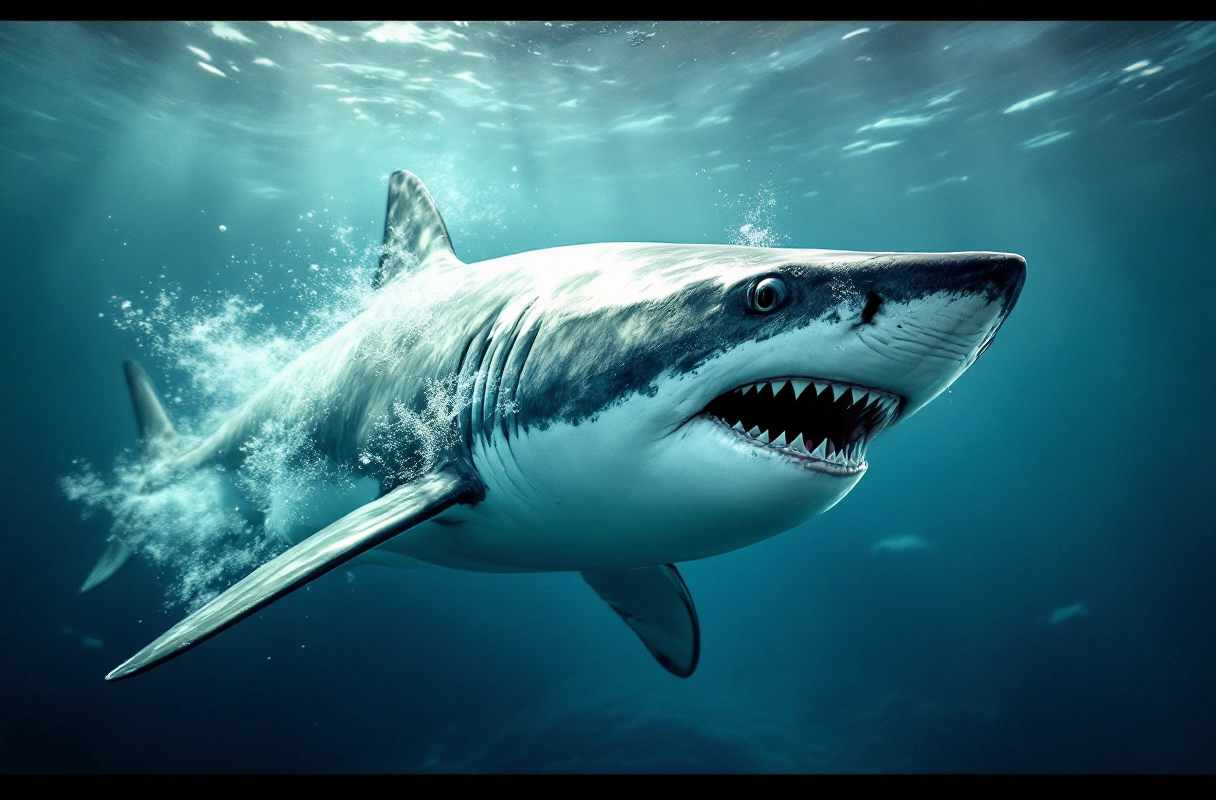 Professional image illustrating 2. Great White Shark